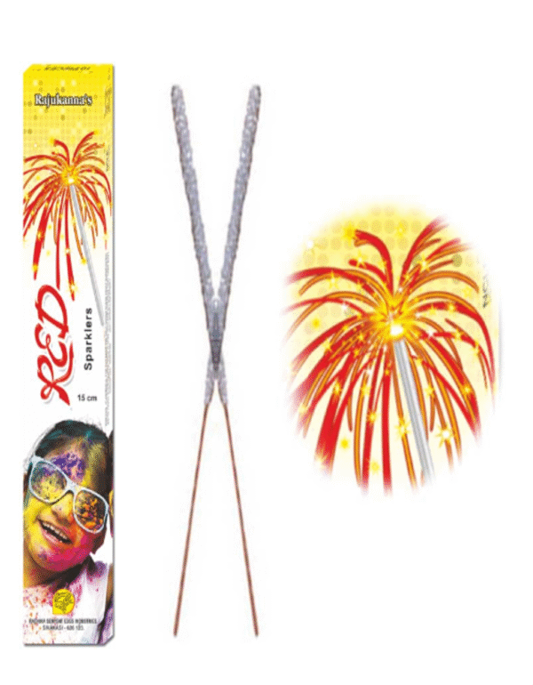 30 CM Red Sparklers | 1 Box | 5 Pcs